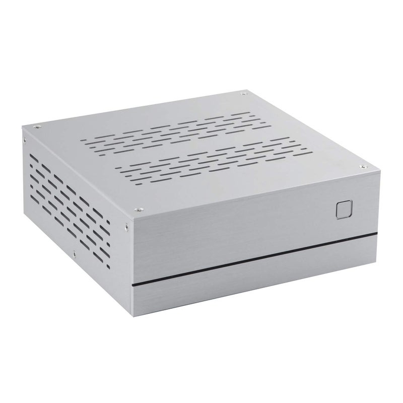 Goodisory هيكل كمبيوتر سطح المكتب Goodisory A01 Mini-ITX من الألمنيوم (ألمنيوم فضي) - Image 3